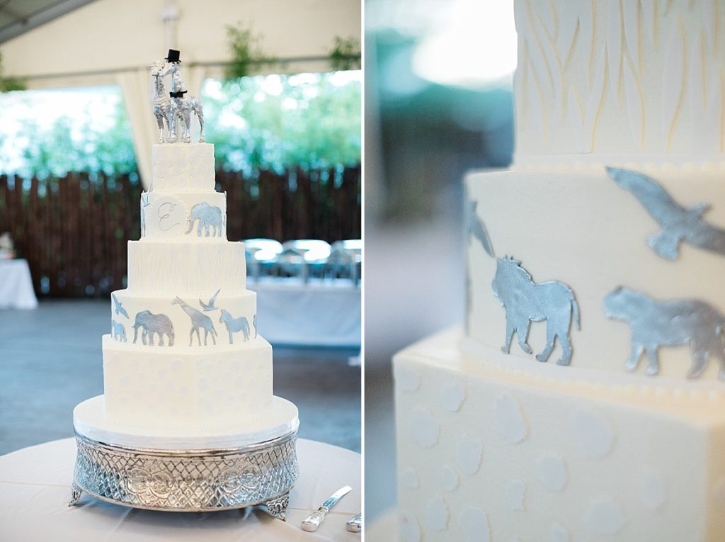 houston zoo wedding cake 