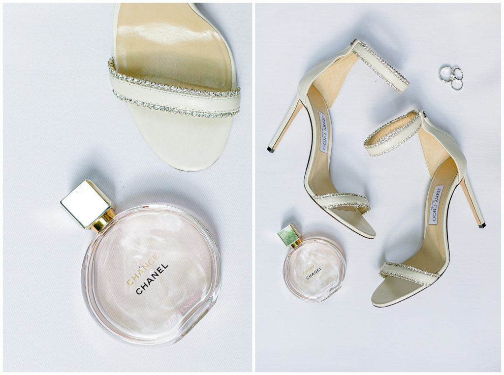 Chanel perfume and jimmy choo wedding shoes